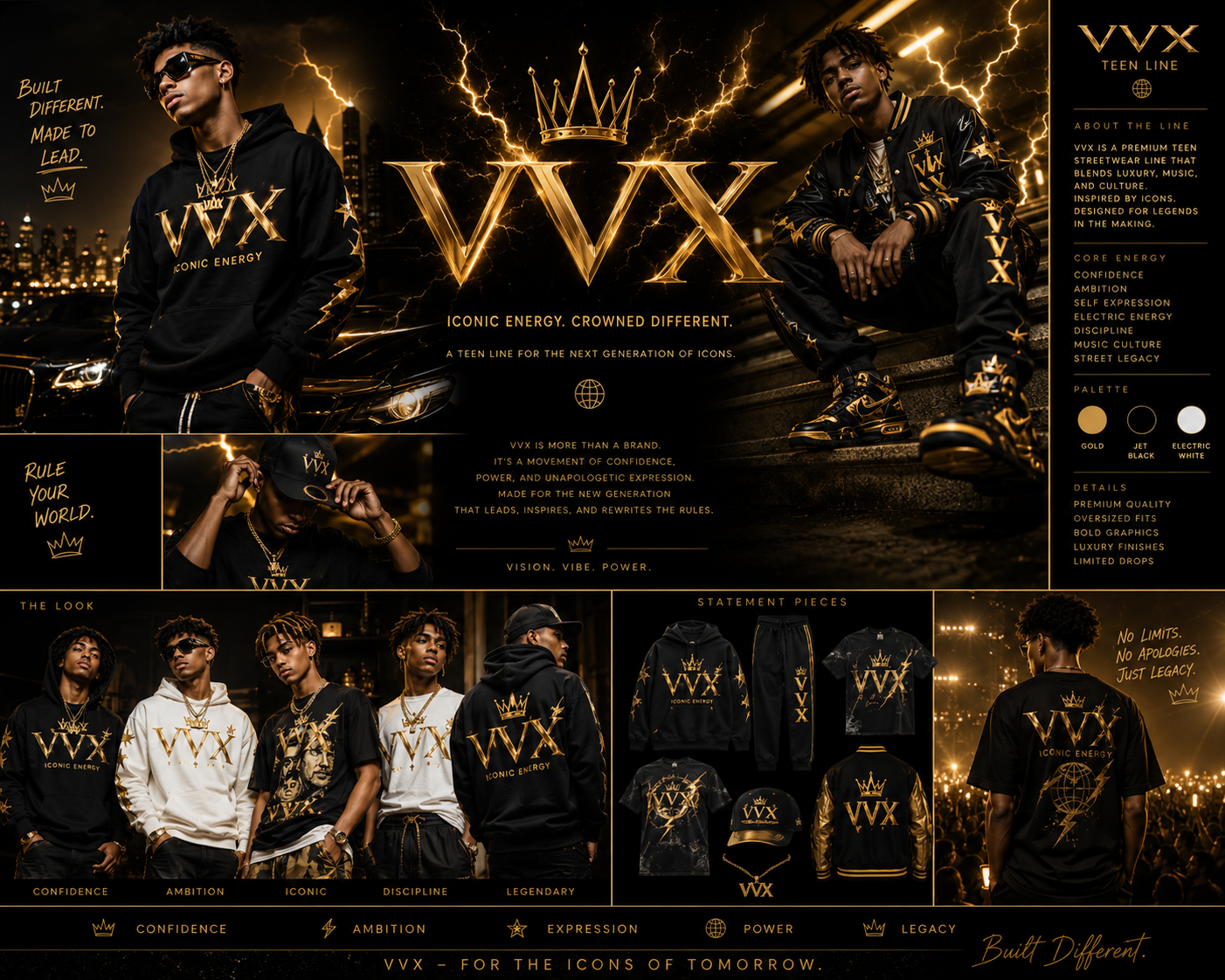 VVXHQ Teen Line lookbook