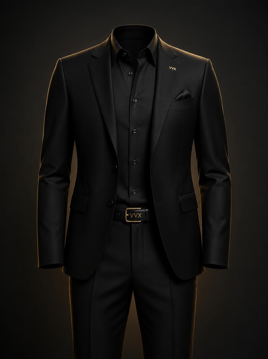 VVXHQ men's VVX The Boss Suit in Onyx Black, Lead. Move. Different.