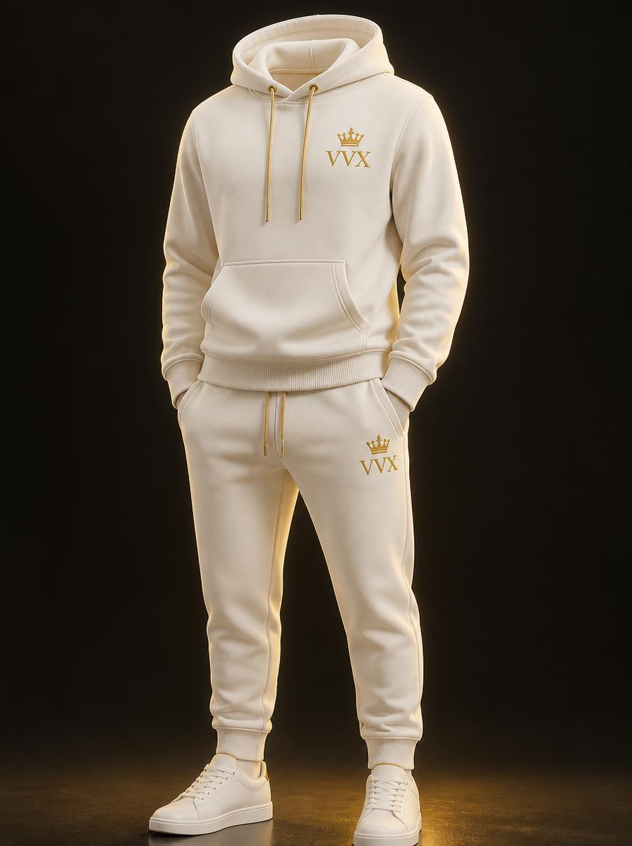 VVXHQ men's VVX The Icon Ivory Set in Onyx Black, Set trends. Leave legacy. VVX forever.