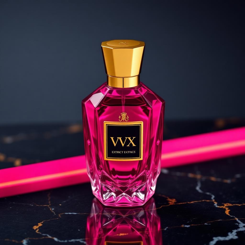 VVXHQ Empress Rouge Extrait in Magenta Reign, Red rose · patchouli · oud bold extrait