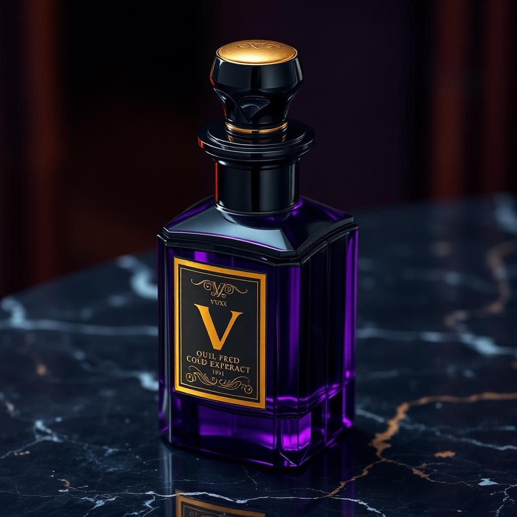 VVXHQ Victor's Oud Extrait in Royal Plum, Rose · oud · saffron victory extrait